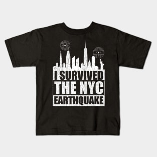 I Survived The NYC Earthquake Kids T-Shirt